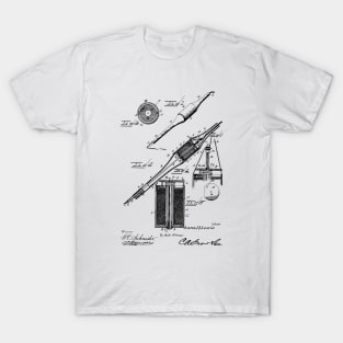 Electric Perforating Pen Vintage Patent Hand Drawing T-Shirt